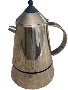 GB Guido Bergna 4 c Espresso Maker 18/10 Stainless Steel
Italy - heavy Vintage